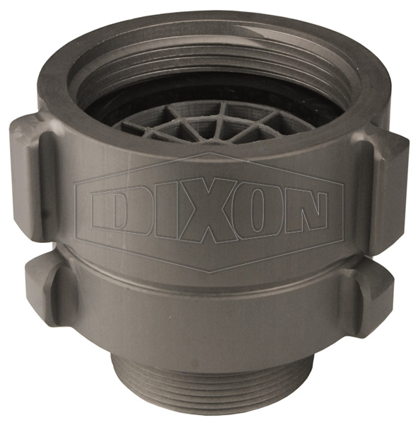 Aluminum Male Rocker Lug Suction Adapter with Poly Screen
